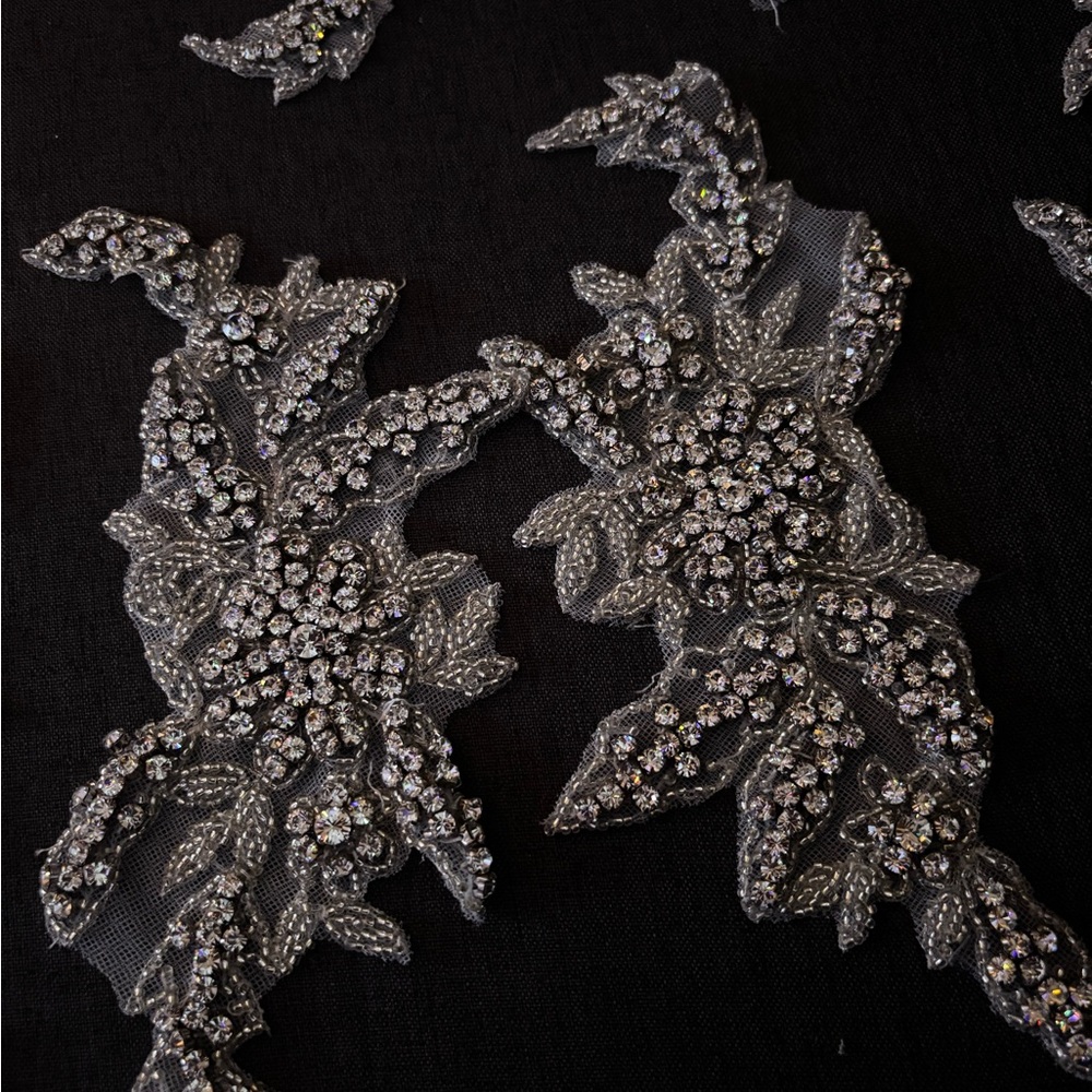 Beaded Rhinestone Appliqués - Picture 14 of 15